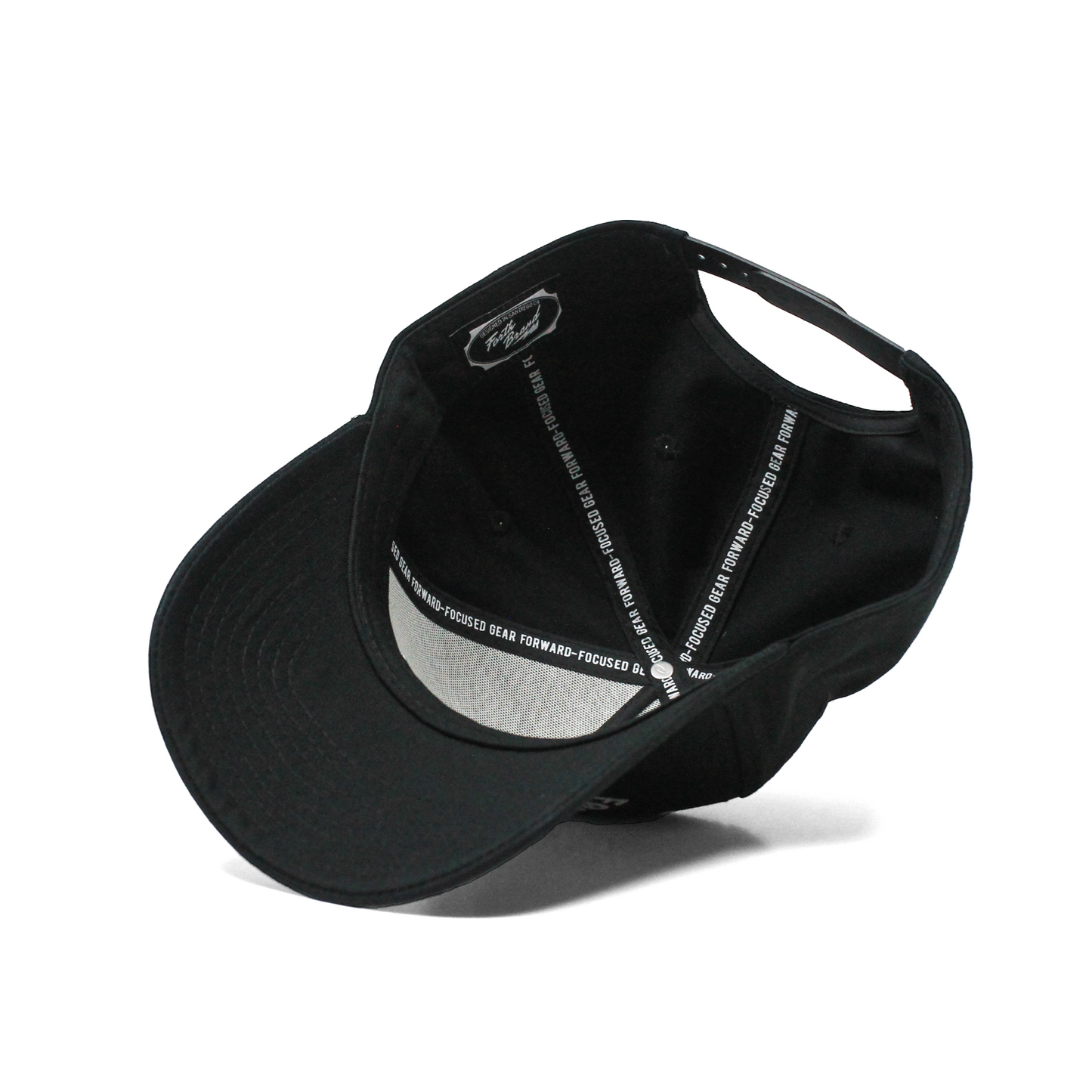 The Forefront Cap | Black High-Profile Hat