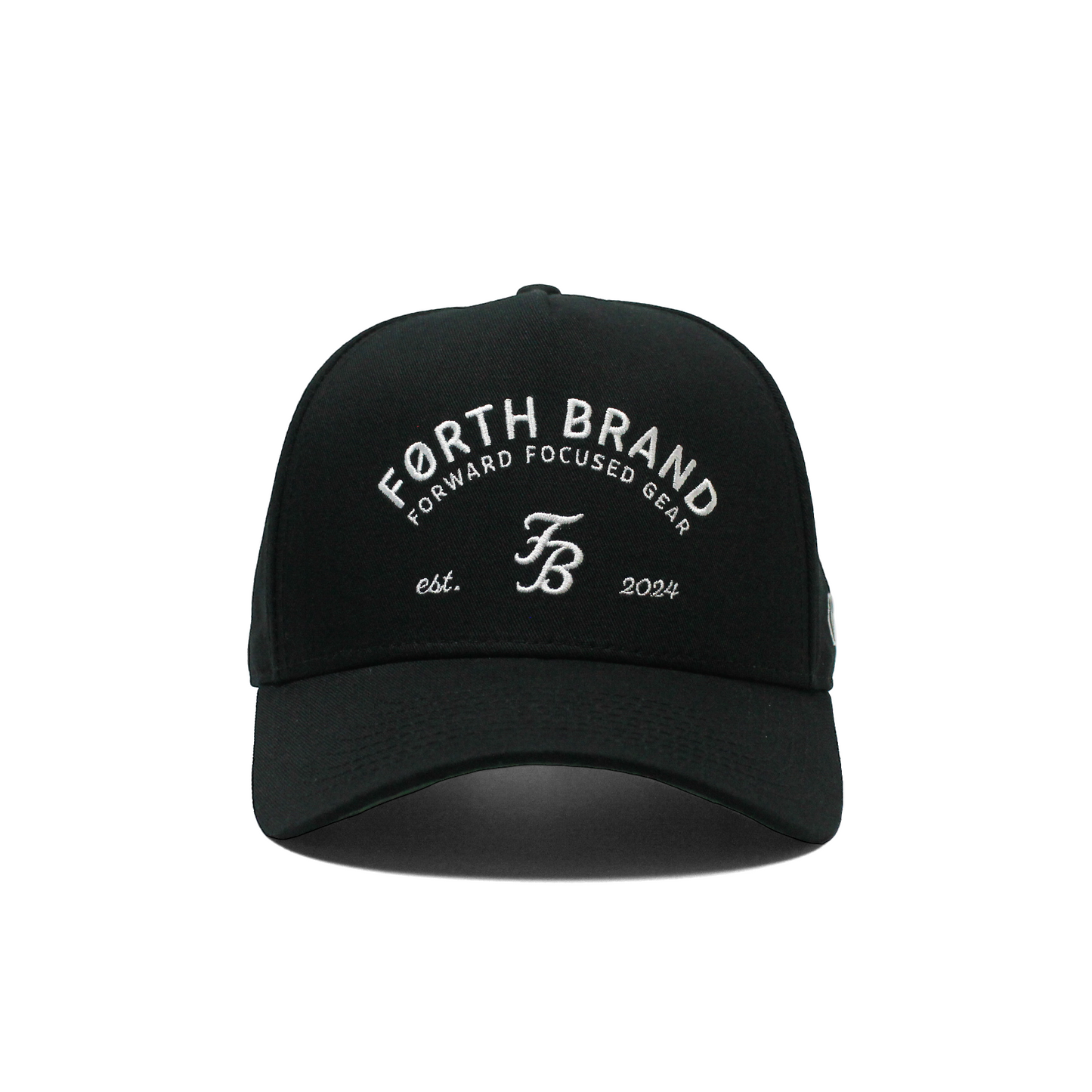 The Forefront Cap | Black & Green High-Profile Hat
