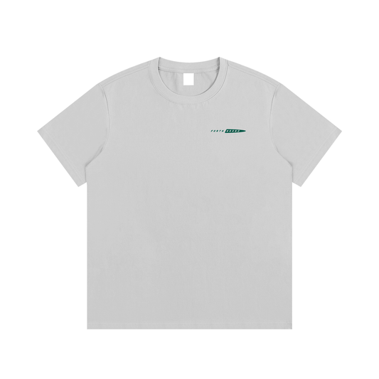 The Varsity Short Sleeve Tee | Light Gray