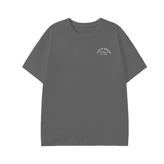 The Mission Short Sleeve Tee | Charcoal Gray