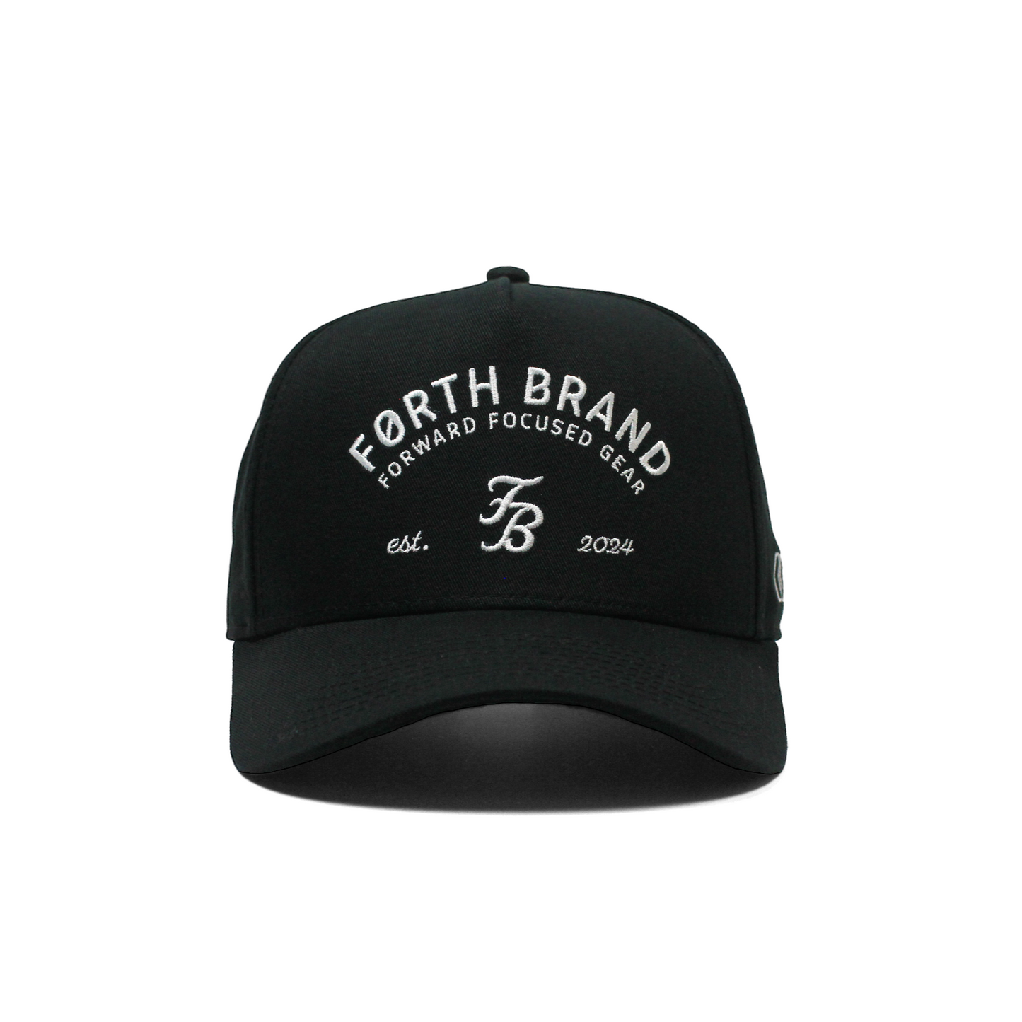 The Forefront Cap | Black High-Profile Hat