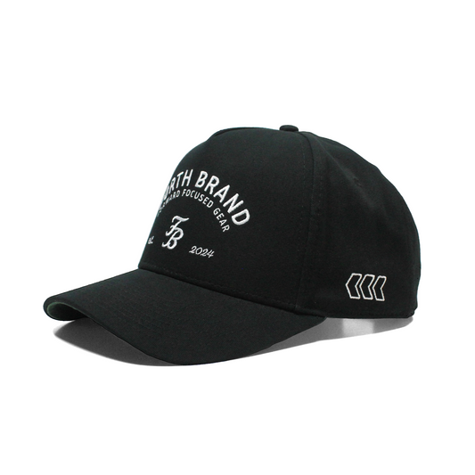 The Forefront Cap | Black & Green High-Profile Hat
