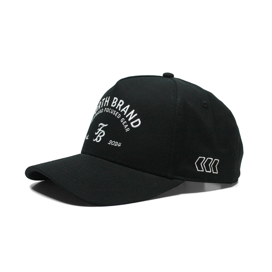 The Forefront Cap | Black High-Profile Hat
