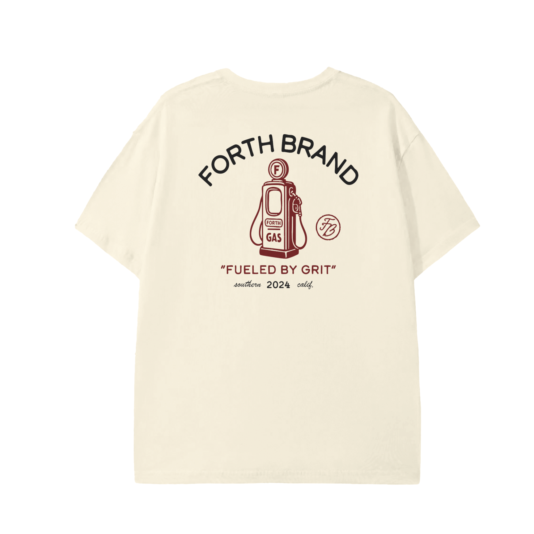 Fueled By Grit Short Sleeve Tee | Natural